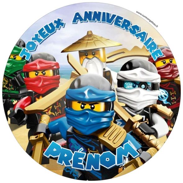 Gâteau Ninjago décoration anniversaire