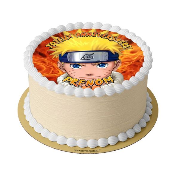 Gâteau Naruto décoration anniversaire