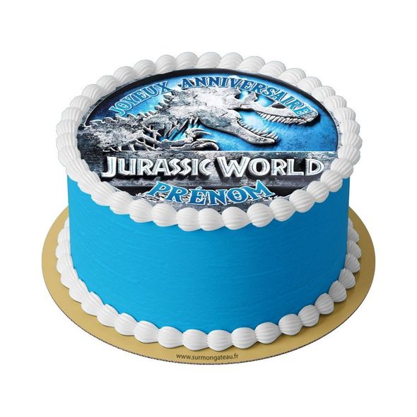 Gâteau Jurassic World décoration anniversaire