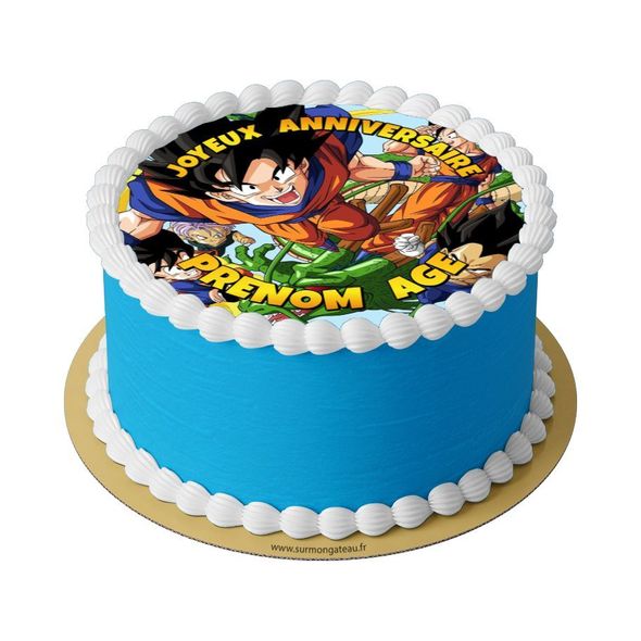 Gâteau Dragon Ball décoration anniversaire