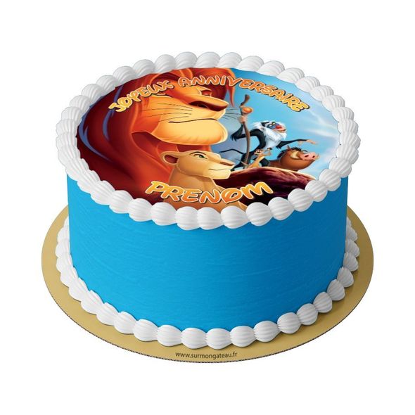 Gâteau Le Roi lion décoration anniversaire