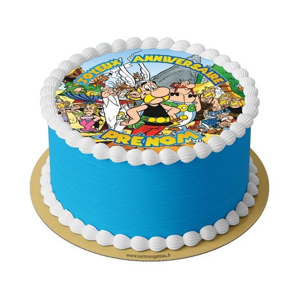 Gâteau Astérix décoration anniversaire