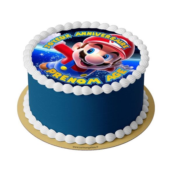 Gâteau Mario décoration anniversaire