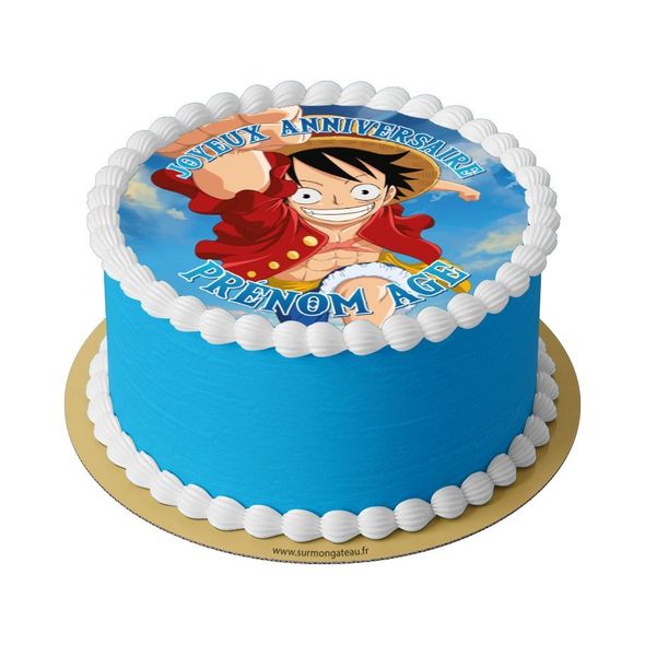 Gâteau One Piece décoration anniversaire