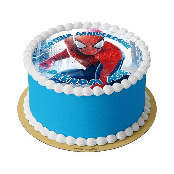 Gâteau Spiderman décoration anniversaire