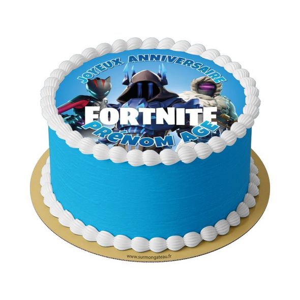 Gâteau Fortnite décoration anniversaire