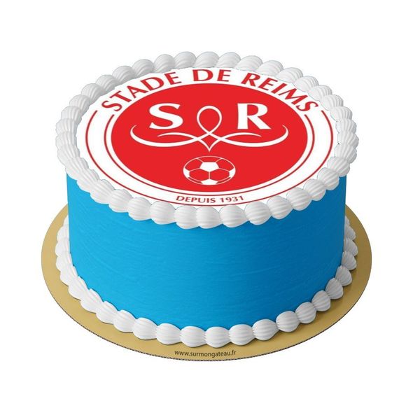 Gâteau Stade de Reims Foot décoration anniversaire