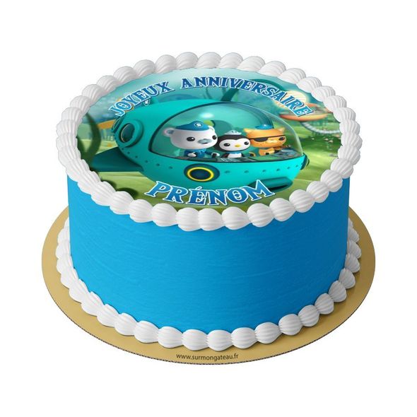 Gâteau Octonauts décoration anniversaire