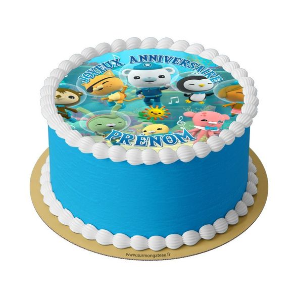 Gâteau Octonauts décoration anniversaire