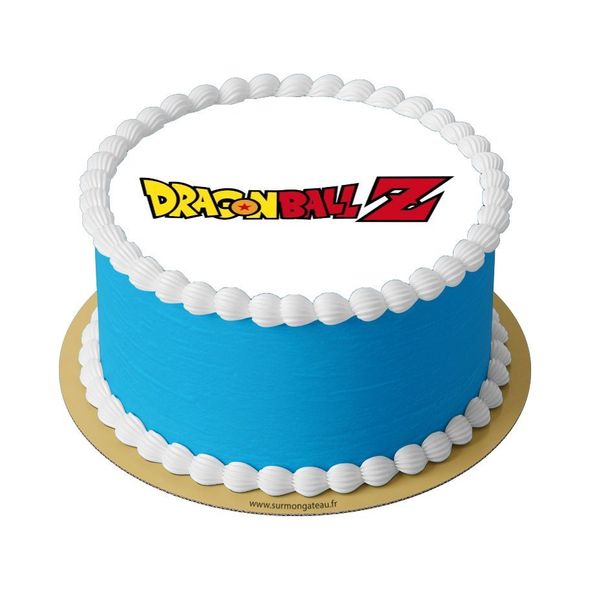 Gâteau Dragon Ball Logo Topper décoration anniversaire