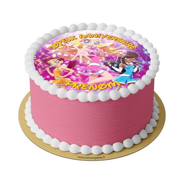 Gâteau Lolirock décoration anniversaire