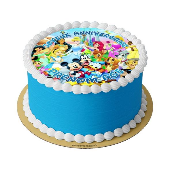 Gâteau Disney décoration anniversaire