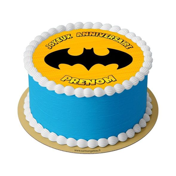 Gâteau Batman décoration anniversaire