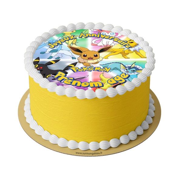 Gâteau Pokémon décoration anniversaire