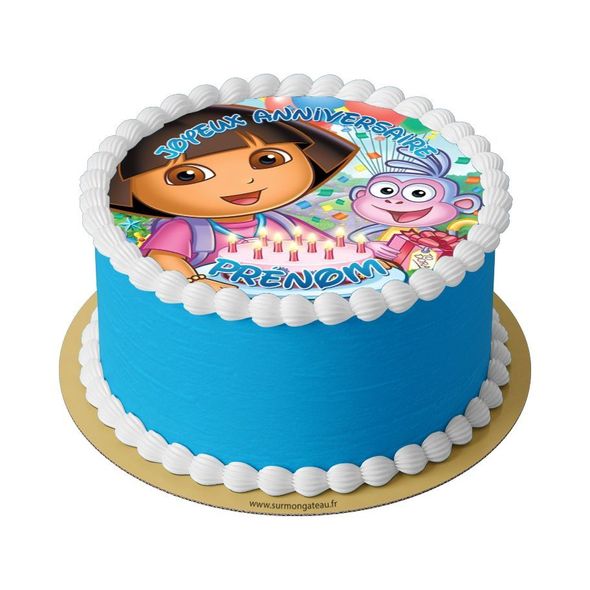 Gâteau Dora décoration anniversaire