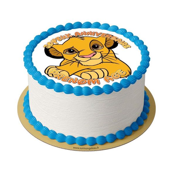 Gâteau Simba Le Roi Lion décoration anniversaire