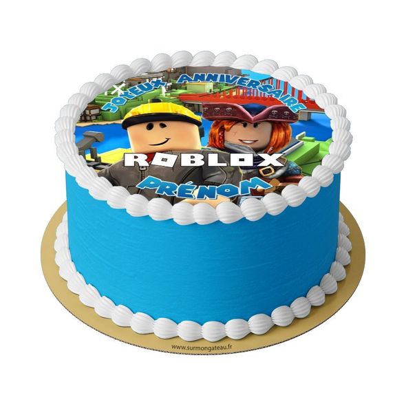 Gâteau Roblox décoration anniversaire