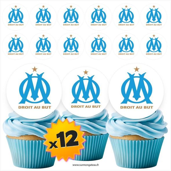 12 mini disques photos comestibles OM azyme sucre