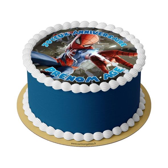 Gâteau Spiderman décoration anniversaire