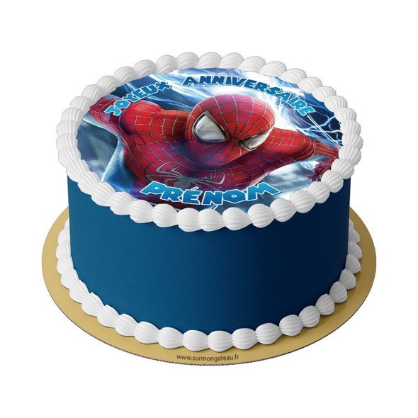 Gâteau Spiderman décoration anniversaire