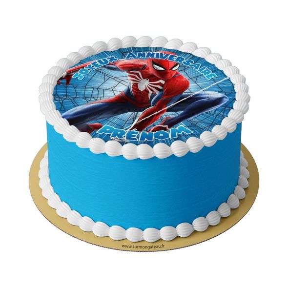 Gâteau Spiderman décoration anniversaire