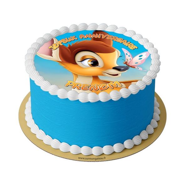 Gâteau Bambi décoration anniversaire