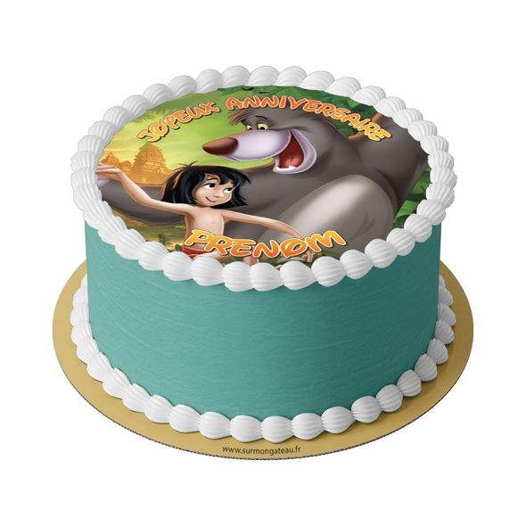 Gâteau Le Livre de la Jungle décoration anniversaire