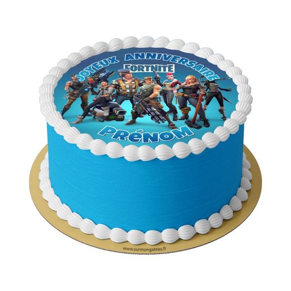 Gâteau Fortnite décoration anniversaire