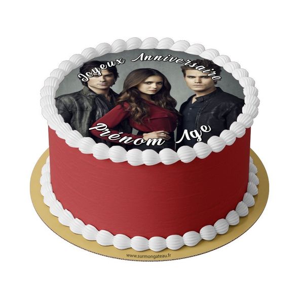 Gâteau Vampire Diaries décoration anniversaire