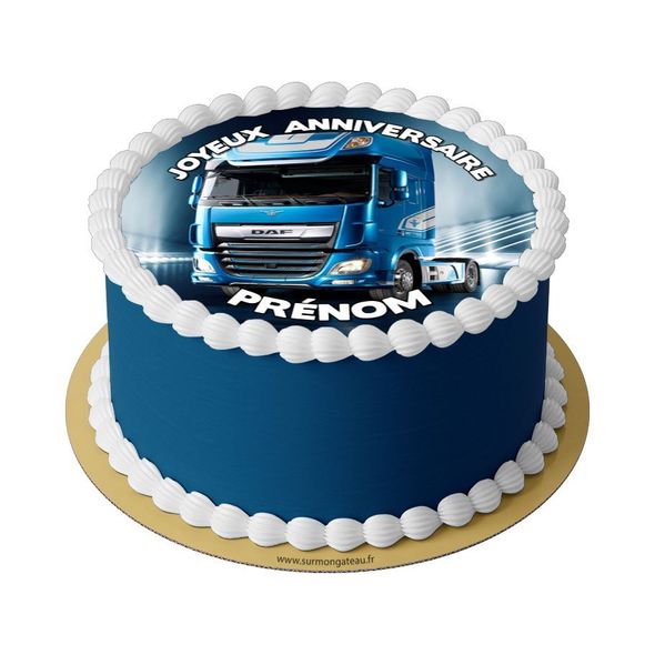 Gâteau Camion décoration anniversaire