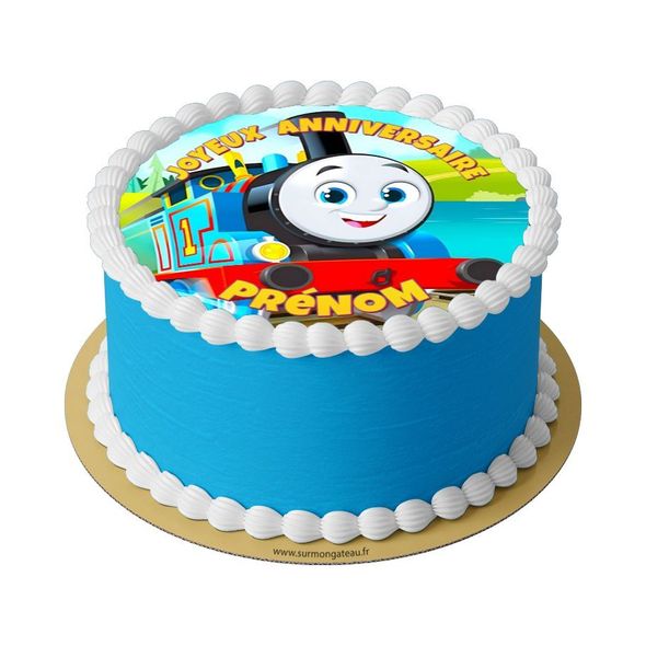 Gâteau Thomas le petit train décoration anniversaire