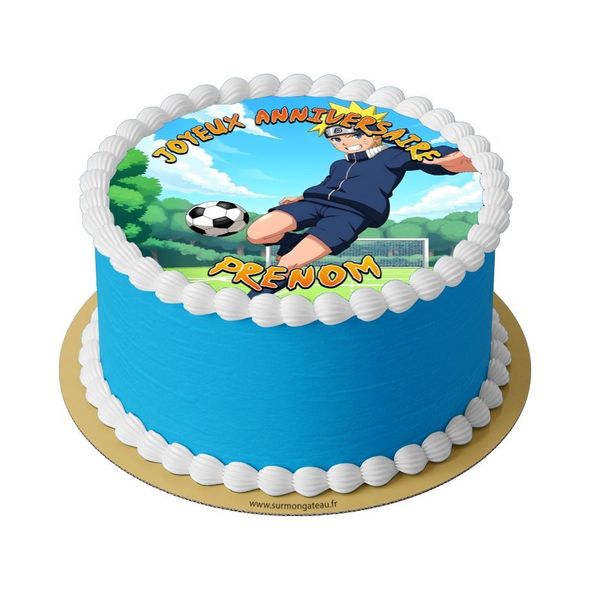 Gâteau Naruto foot décoration anniversaire